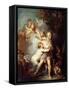 Venus and Adonis, 1750S-Etienne Jeaurat-Framed Stretched Canvas