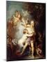Venus and Adonis, 1750S-Etienne Jeaurat-Mounted Giclee Print