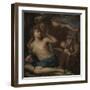 Venus and Adonis. 17Th Century (Oil on Canvas)-Pietro Liberi-Framed Giclee Print