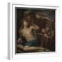 Venus and Adonis. 17Th Century (Oil on Canvas)-Pietro Liberi-Framed Premium Giclee Print