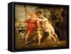 Venus and Adonis, c.1635-Peter Paul Rubens-Framed Stretched Canvas