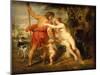 Venus and Adonis, c.1635-Peter Paul Rubens-Mounted Giclee Print