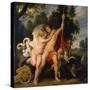 Venus and Adonis, C1614-Peter Paul Rubens-Stretched Canvas