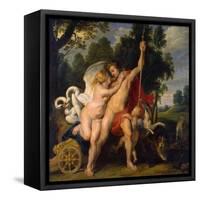 Venus and Adonis, C1614-Peter Paul Rubens-Framed Stretched Canvas