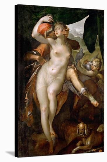 Venus and Adonis, Ca 1595-1597-Bartholomeus Spranger-Stretched Canvas