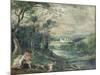 Venus and Adonis in Wooded Landscape Near Beersel Castle-Niederländischer Meister-Mounted Giclee Print