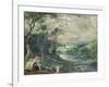 Venus and Adonis in Wooded Landscape Near Beersel Castle-Niederländischer Meister-Framed Giclee Print