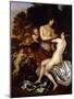 Venus and Adonis (Oil on Canvas)-Jan Mytens-Mounted Giclee Print
