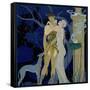 Venus and Adonis-Georges Barbier-Framed Stretched Canvas