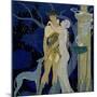 Venus and Adonis-Georges Barbier-Mounted Giclee Print