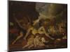 Venus and Adonis-Nicolas Poussin-Mounted Premium Giclee Print
