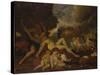 Venus and Adonis-Nicolas Poussin-Stretched Canvas