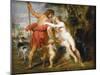 Venus and Adonis-Peter Paul Rubens-Mounted Giclee Print