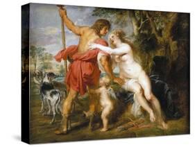 Venus and Adonis-Peter Paul Rubens-Stretched Canvas