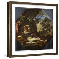 Venus and Adonis-Simon Vouet-Framed Giclee Print