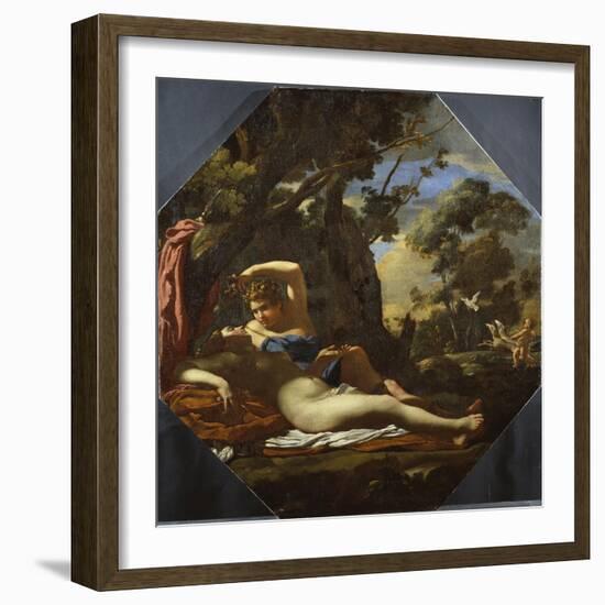 Venus and Adonis-Simon Vouet-Framed Giclee Print