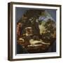 Venus and Adonis-Simon Vouet-Framed Giclee Print