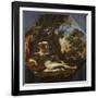 Venus and Adonis-Simon Vouet-Framed Giclee Print