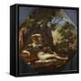 Venus and Adonis-Simon Vouet-Framed Stretched Canvas