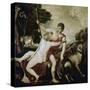 Venus and Adonis-Titian (Tiziano Vecelli)-Stretched Canvas
