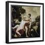 Venus and Adonis-Titian (Tiziano Vecelli)-Framed Giclee Print