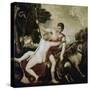 Venus and Adonis-Titian (Tiziano Vecelli)-Stretched Canvas