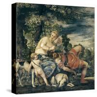 Venus and Adonis-Paolo Veronese-Stretched Canvas