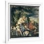 Venus and Adonis-Paolo Veronese-Framed Art Print