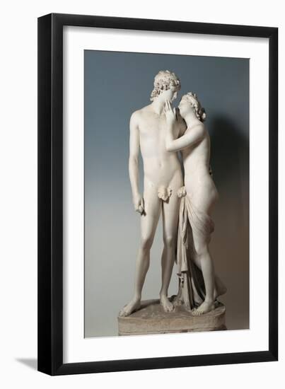 Venus and Adonis-Antonio Canova-Framed Art Print