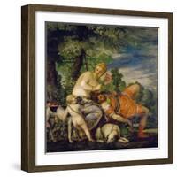 Venus and Adonis-Paolo Uccello-Framed Giclee Print