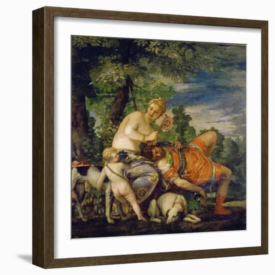 Venus and Adonis-Paolo Uccello-Framed Giclee Print