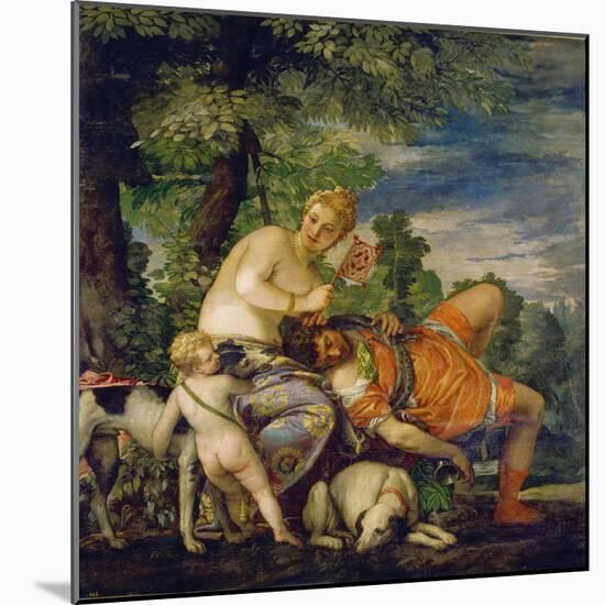 Venus and Adonis-Paolo Uccello-Mounted Giclee Print