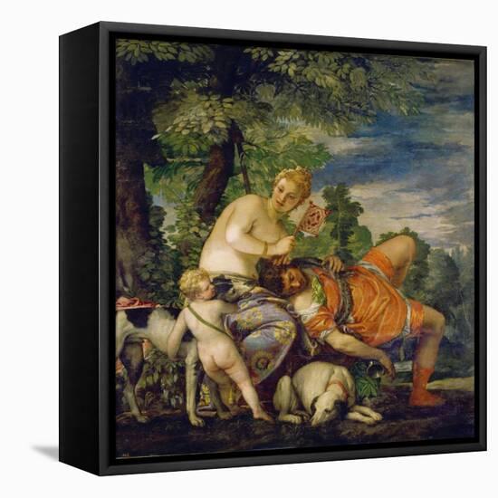 Venus and Adonis-Paolo Uccello-Framed Stretched Canvas
