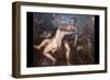 Venus and Adonis-Titian (Tiziano Vecelli)-Framed Art Print