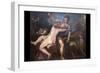 Venus and Adonis-Titian (Tiziano Vecelli)-Framed Art Print