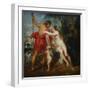 Venus and Adonis-Peter Paul Rubens-Framed Art Print