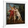 Venus and Adonis-Peter Paul Rubens-Framed Art Print