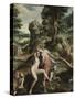 Venus and Adonis-Bartholomeus Spranger-Stretched Canvas