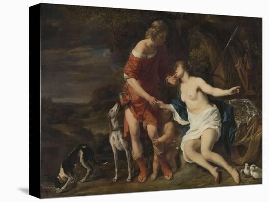 Venus and Adonis-Ferdinand Bol-Stretched Canvas