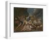 Venus and Adonis-Nicolas Poussin-Framed Giclee Print