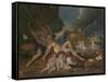 Venus and Adonis-Nicolas Poussin-Framed Stretched Canvas