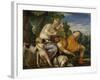 Venus and Adonis-Paolo Veronese-Framed Giclee Print