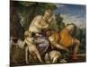 Venus and Adonis-Paolo Veronese-Mounted Giclee Print