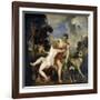 Venus and Adonis-Titian (Tiziano Vecelli)-Framed Giclee Print