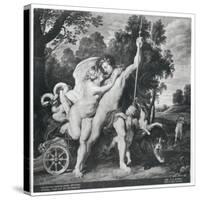 Venus and Adonis-Peter Paul Rubens-Stretched Canvas