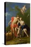 Venus and Adonis-Jacopo Amigoni-Stretched Canvas