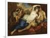 Venus and Adonis-Jan Boeckhorst-Framed Giclee Print