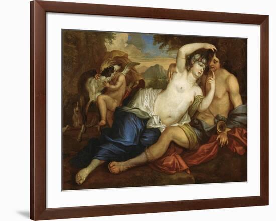 Venus and Adonis-Jan Boeckhorst-Framed Giclee Print