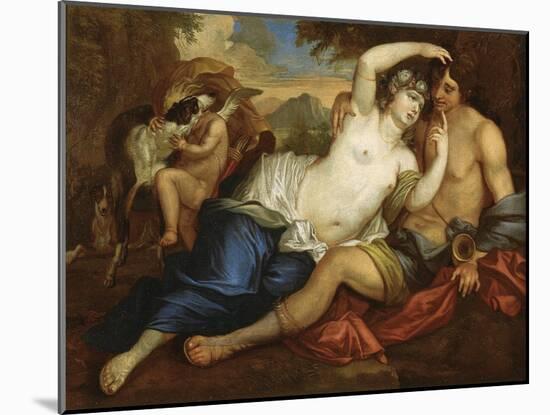 Venus and Adonis-Jan Boeckhorst-Mounted Giclee Print