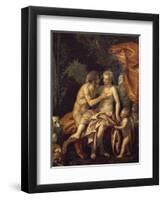 Venus and Adonis-Paolo Veronese-Framed Giclee Print